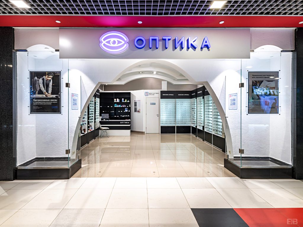 Интерьерная фотосъемка магазина оптики Интерьерная фотосъемка магазина оптики