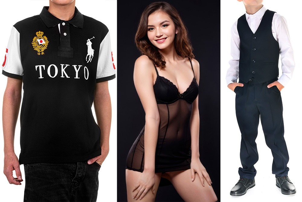 Фотосъемка одежды на моделях